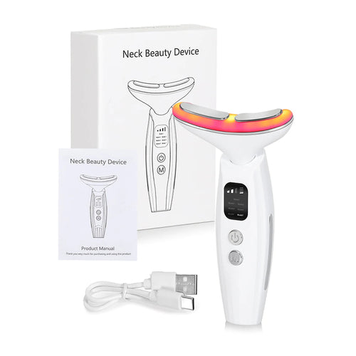 7 Colours Neck Beauty Instrument, Face Neck Body High-frequency Beauty